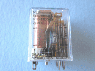 Relay - 220v ac - 220v dc - UF24-24VAC N - NSN : 5945-12-317-2339